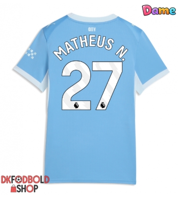 Manchester City Matheus Nunes #27 Hjemmebanetrøje Dame 2026-27 Kort ærmer